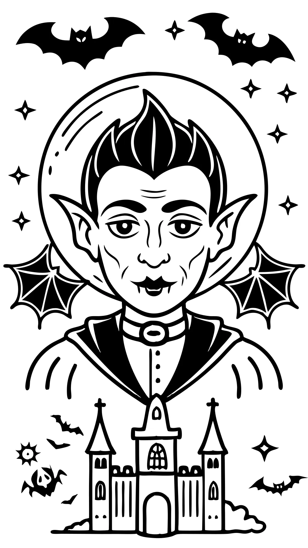 vampire coloring pages